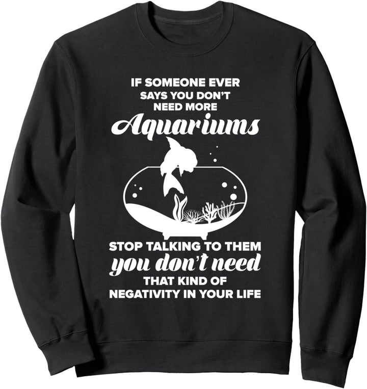 Aquascaping Aquarist Aquarianer Fischzucht Sweatshirt