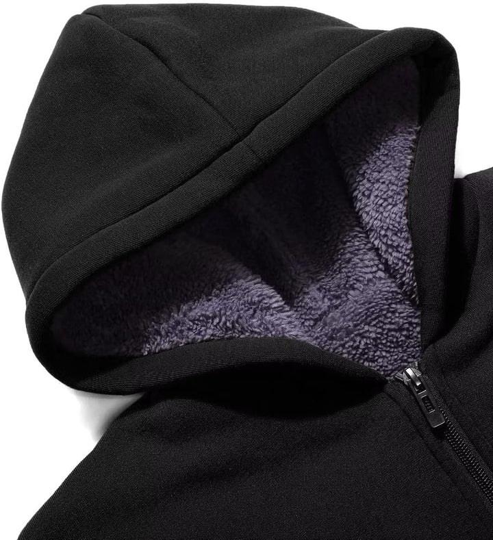 JACKETOWN Jungen Sweatjacke Gefüttert Kinder Hoodie Sweatshirt Kapuzenpullover Fleecejacke mit Kapuz