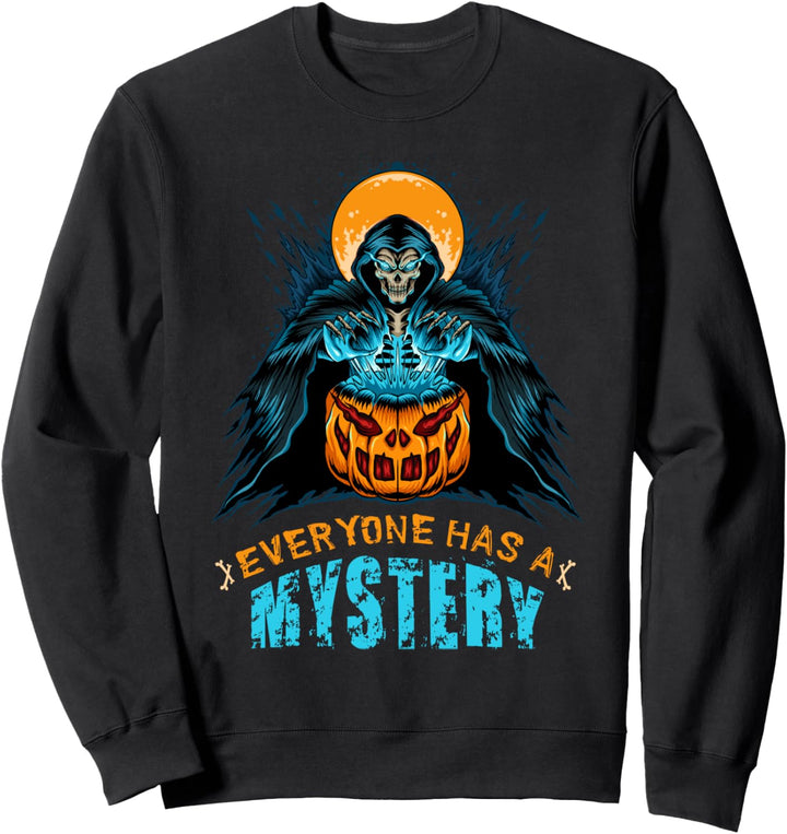Halloween, Magical Grim Reaper with Pumpkin Sweatshirt