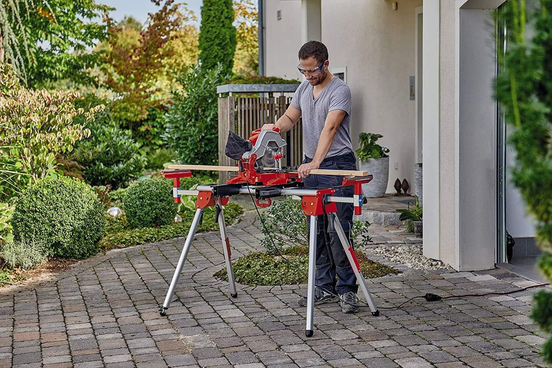 Einhell Akku-Zug-Kapp-Gehrungssäge TE-SM 36/210 Li - Solo Power X-Change (36 V, Li-Ion, leichtgängig