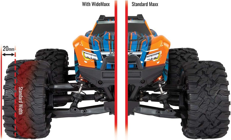 Traxxas Black WideMaxx Tra8995 Fahrwerkssatz