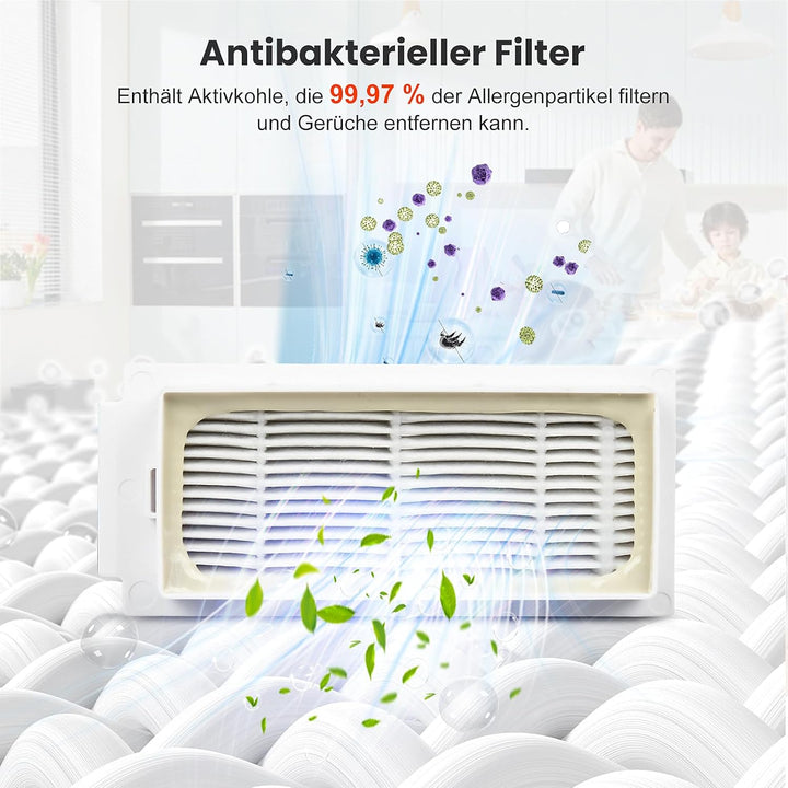 20 Stück Zubehör für Ecovac Deebot T30 / T30 Pro Omni Saugroboter, 1 Hauptbürste 6 Staubbeutel 4 Wis