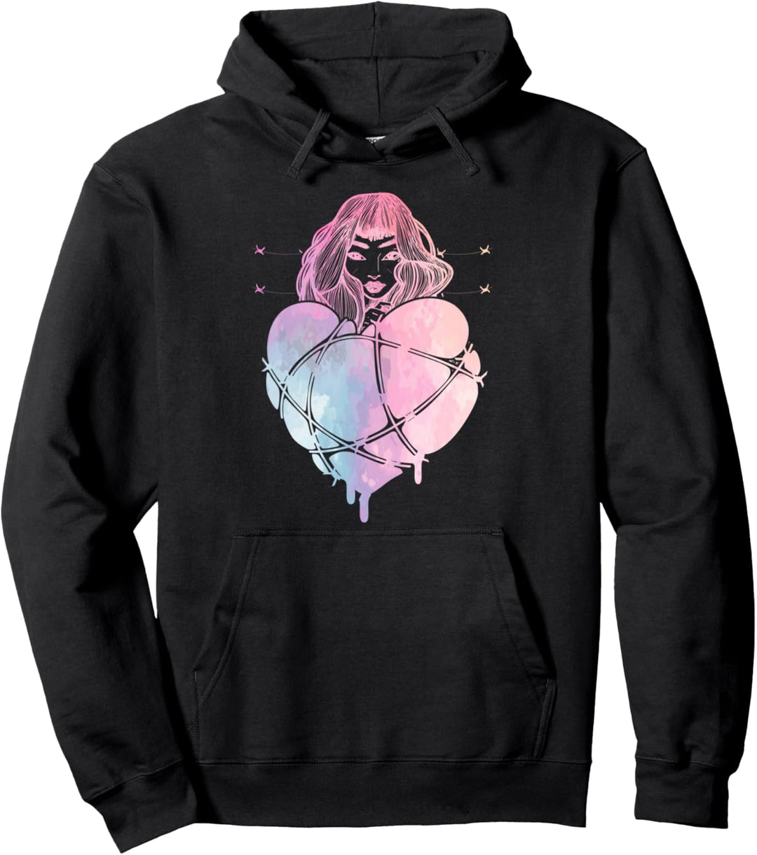 Pastel Goth Anime Herz Otaku Pullover Hoodie