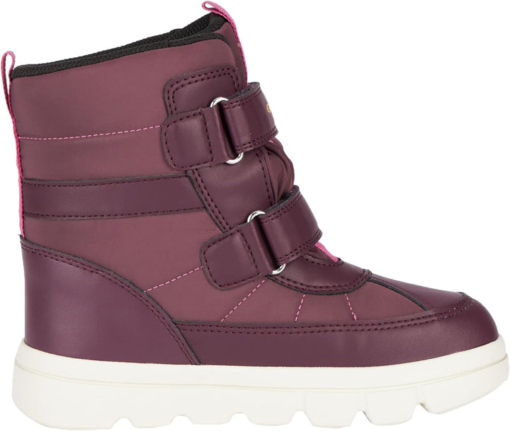 Geox Mädchen J Willaboom Girl B A Ankle Boot 30 EU Prune, 30 EU Prune