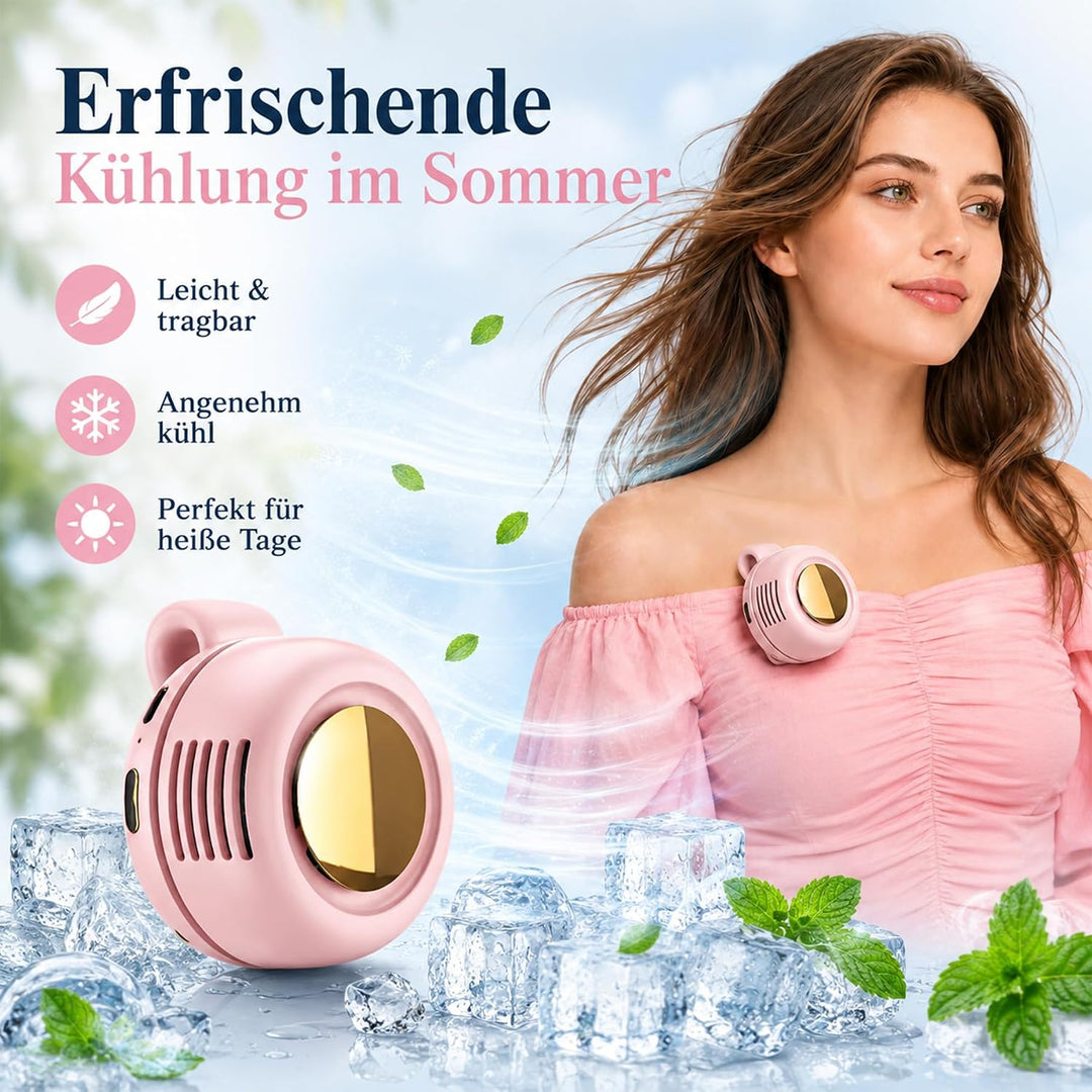 YeahBoom Tragbarer Clip Ventilator,Mini Ventilator Hüftventilator,Mini-Ventilator mit Clip,Leiser Mi