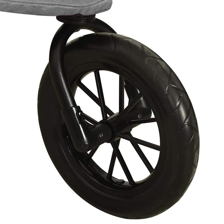 vidaXL Kinderwagen mit Verdeck Korb Einhand-Klappsystem Kinder Baby Buggy Kinderbuggy Kindersportwag