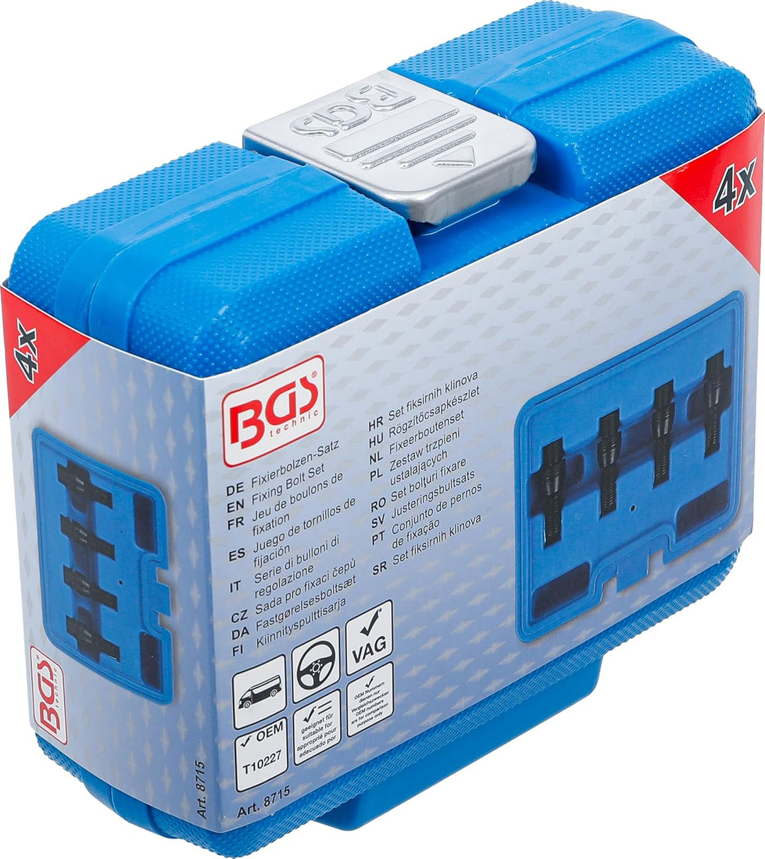 BGS 8715 | Fixierbolzen-Satz | für VAG Hilfsrahmen | M14 x 1,5 | 4-tlg. M14x1,5, M14x1,5