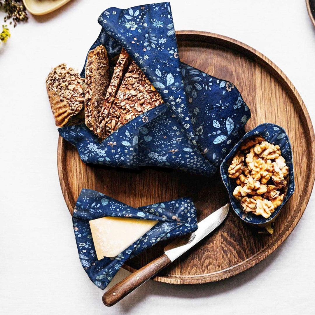 Hanna's Bienenwachstücher 8 Stück Bienenwachstücher für Lebensmittel I Beeswax Wrap I Wachstuch I Wi