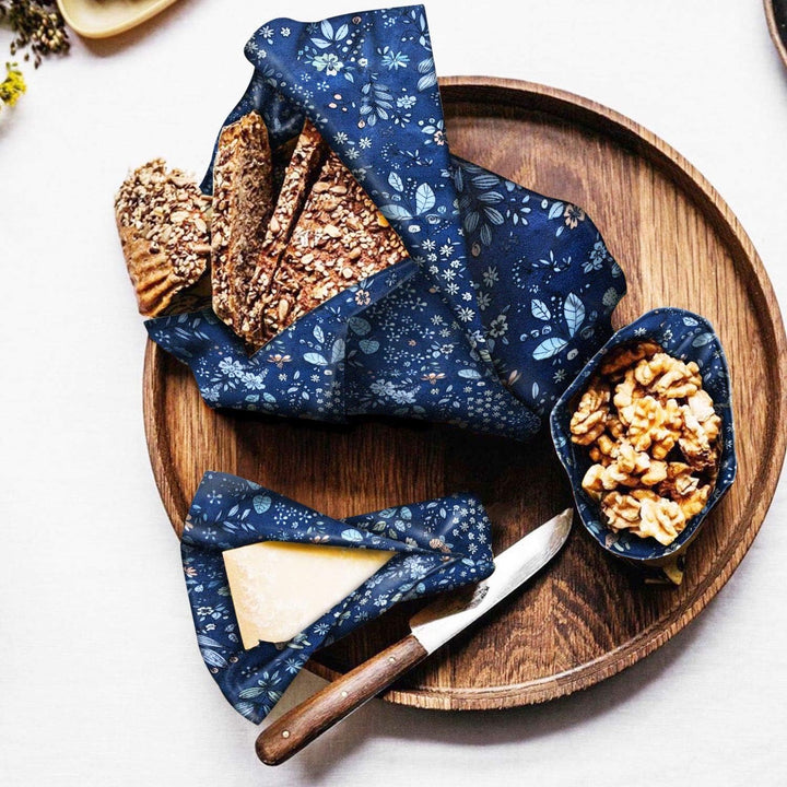 Hanna's Bienenwachstücher 8 Stück Bienenwachstücher für Lebensmittel I Beeswax Wrap I Wachstuch I Wi