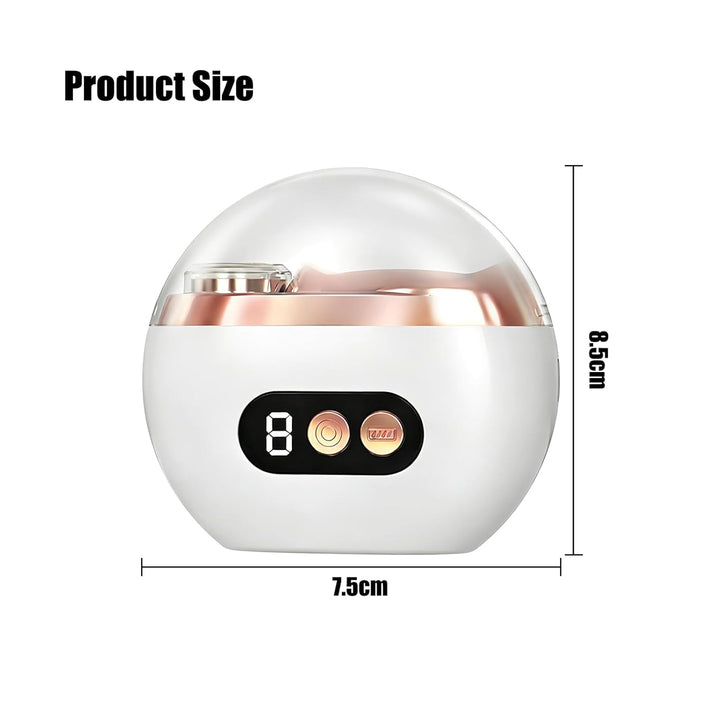 Elektrischer Nagelknipser, 3 in 1 Automatischer Elektrischer Nagelfeile mit LED-Licht, Wiederaufladb
