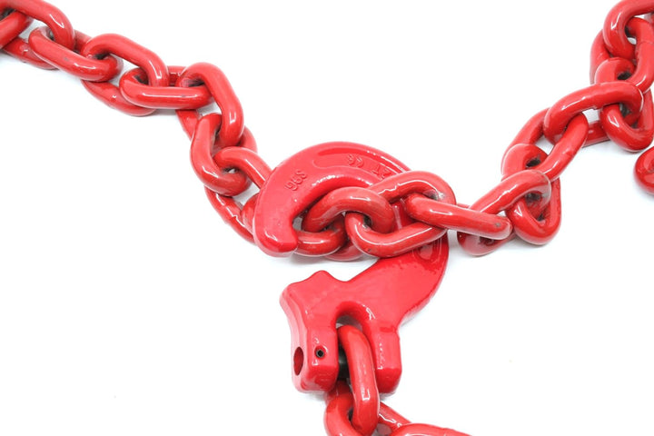 Chokerkette mit Nadel und Schlinghaken, rund 8mm - [ rund 4m ]