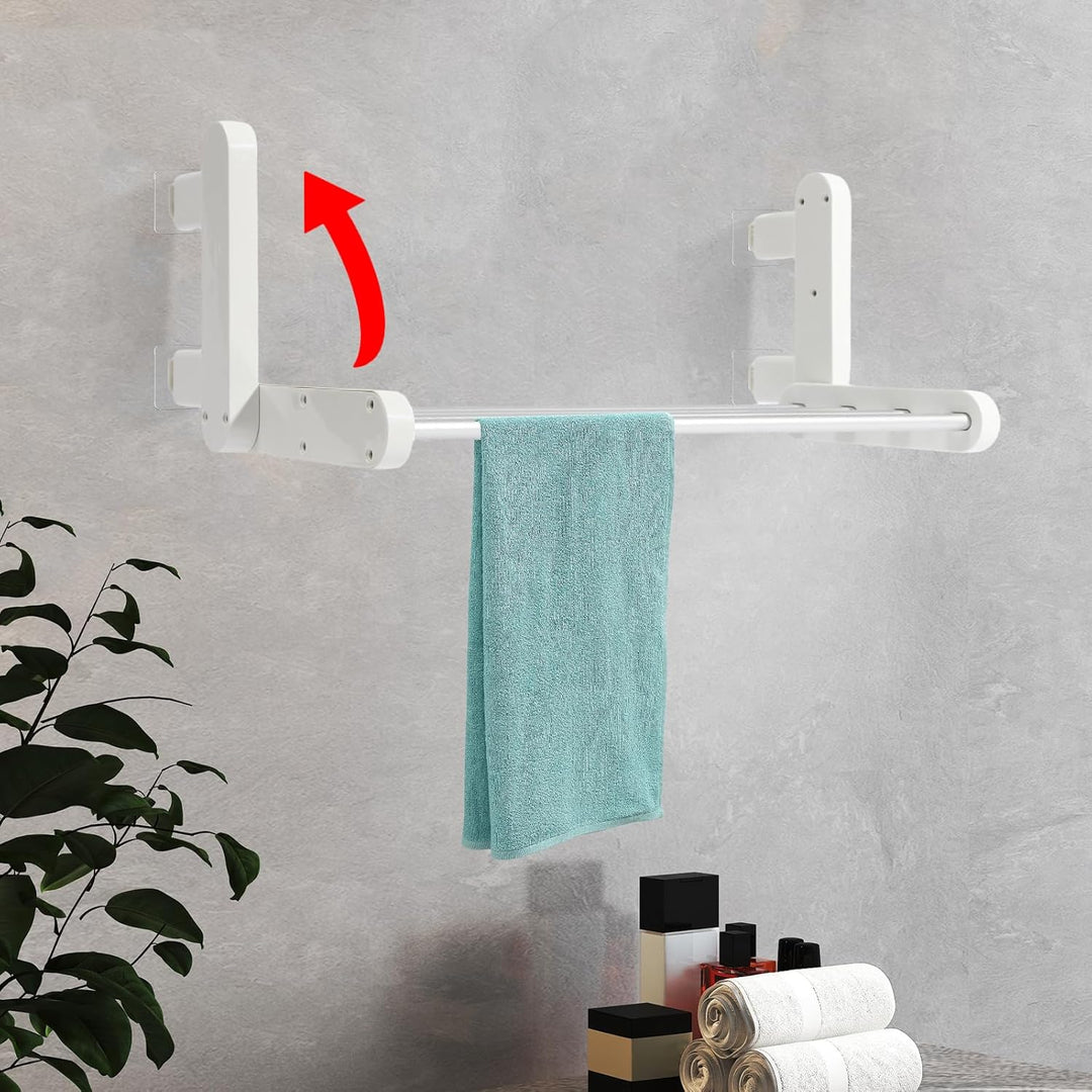 36W Elektrischer Handtuchhalter ohne Bohren aus Aluminium und Kunststoff, 55°C Konstanttemperatur Ha