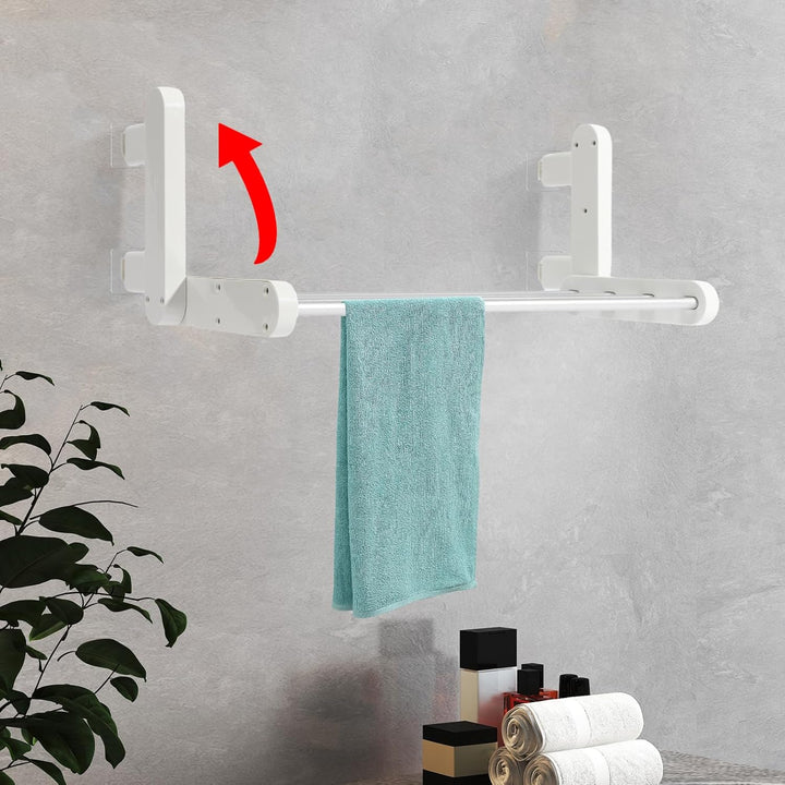 36W Elektrischer Handtuchhalter ohne Bohren aus Aluminium und Kunststoff, 55°C Konstanttemperatur Ha