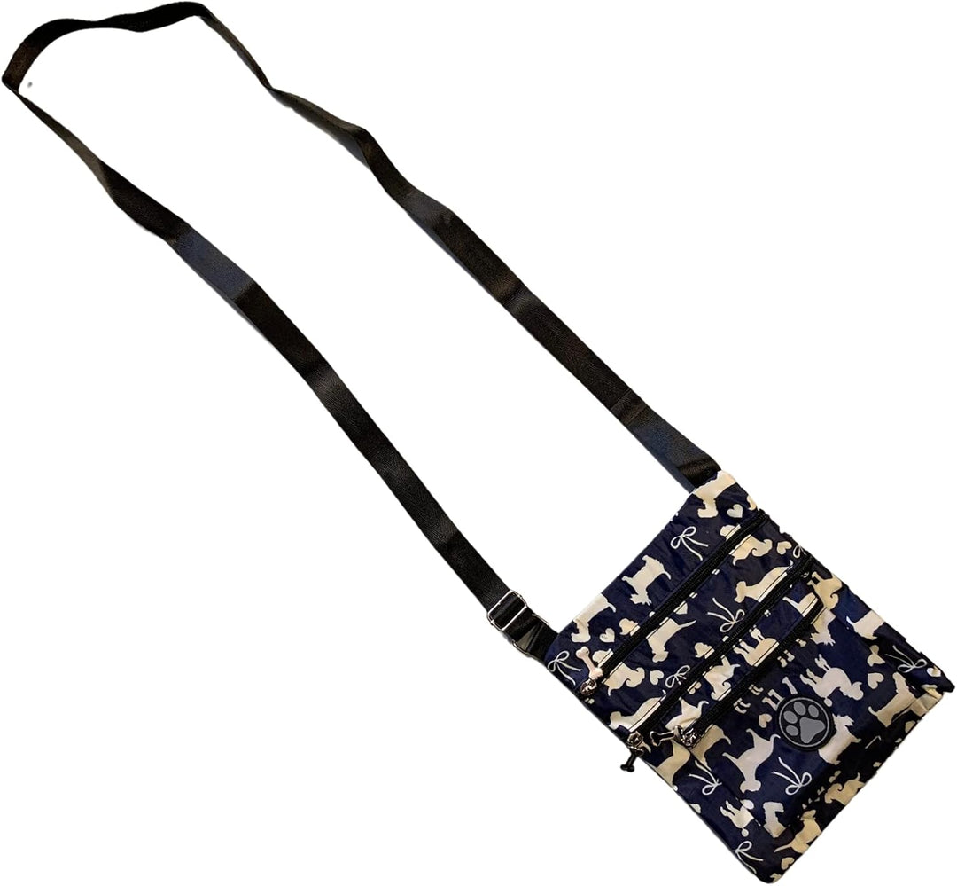 Love EMVY Leckerli-Umhängetasche für Hunde, marineblau, ONE SIZE