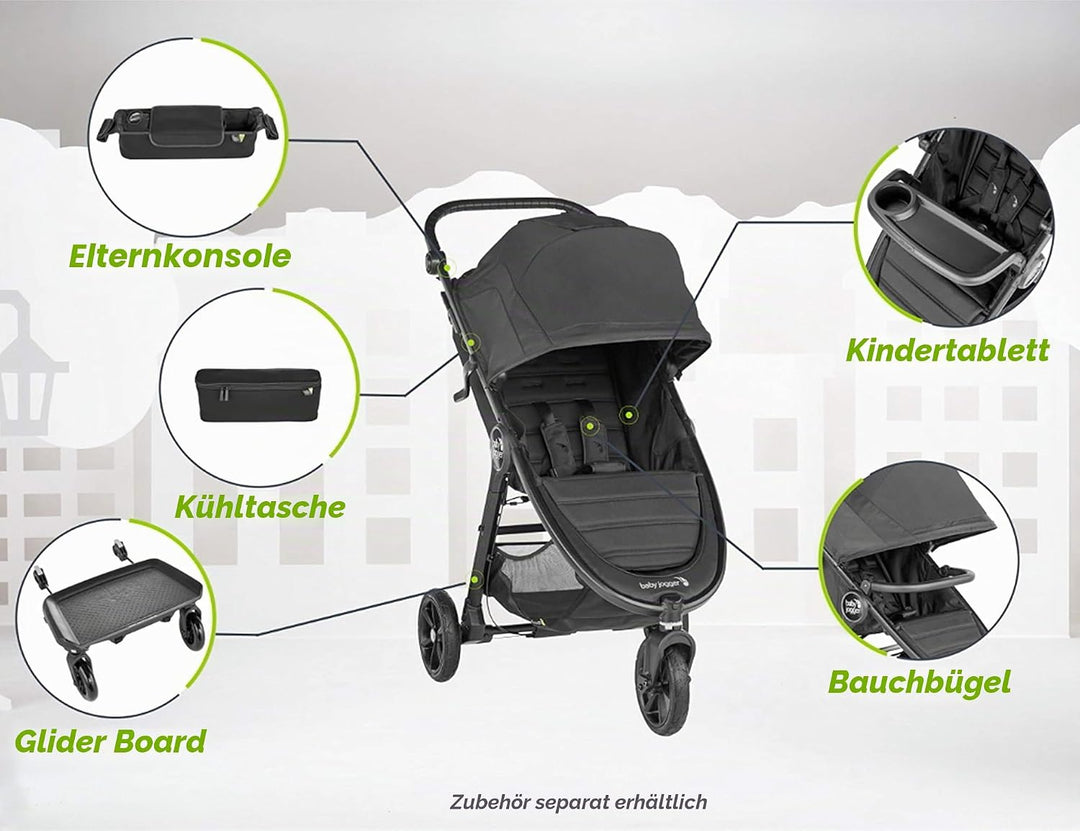 Baby Jogger Wetterschutz Regenschutz | für City Elite 2, City Mini GT2 und City Mini 2 Buggy Kinderw