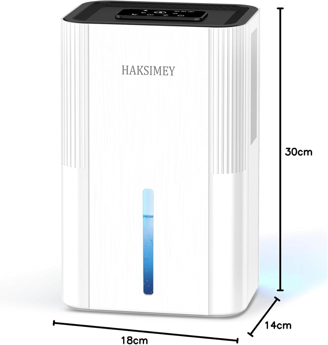 Luftentfeuchter elektrisch 2800ML,Tragbar Dehumidifier for Home mit Abtauen & Timer,Leise raumentfeu