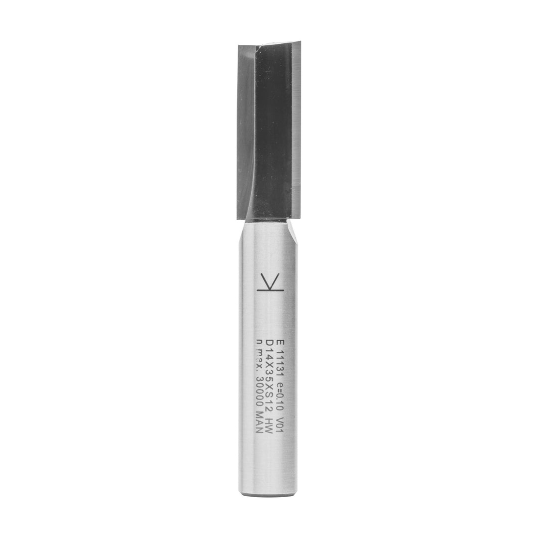 ENT 11131 Nutfräser HW, Schaft (S) 12 mm, Durchmesser (D) 14 mm, NL 35 mm, SL 55 mm, GL 90 mm, mit H