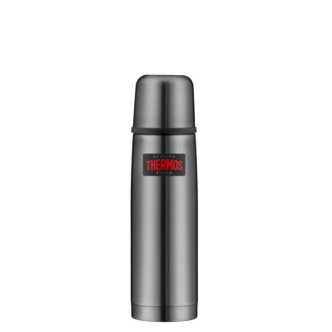 THERMOS LIGHT &amp; COMPACT BEVERAGE BOTTLE 0,50l, stone grey, Thermosflasche Edelstahl, Isolierflasche