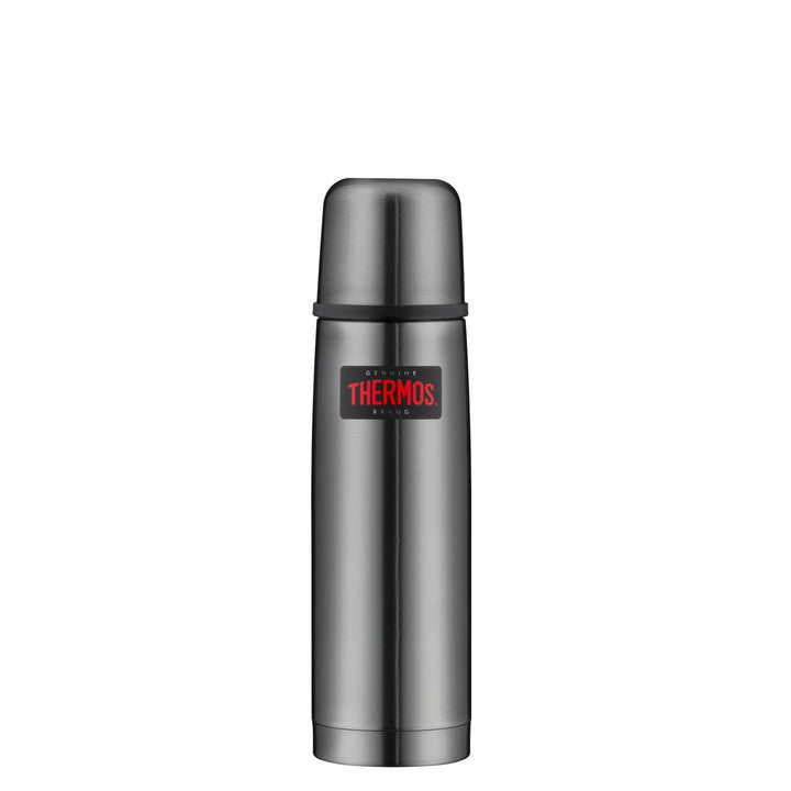THERMOS LIGHT &amp; COMPACT BEVERAGE BOTTLE 0,50l, stone grey, Thermosflasche Edelstahl, Isolierflasche