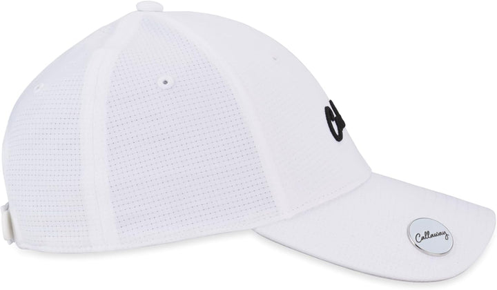 Callaway Unisex Womens Stitch Magnet Beanie-Mütze Einheitsgrösse Weiss, Einheitsgrösse Weiss