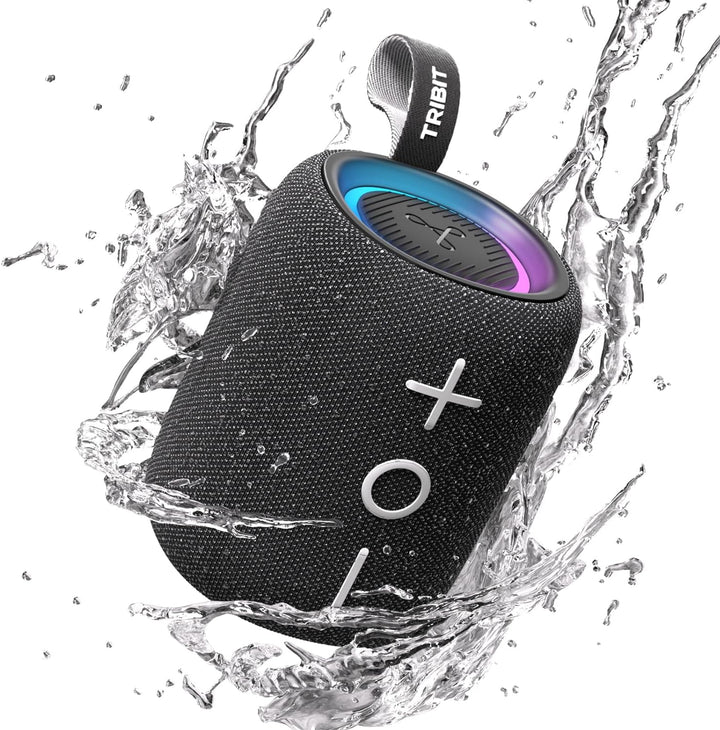 Tribit StormBox Mini+ Bluetooth-Lautsprecher 12W, 360°Raumklang, 12h Spielzeit, Bluetooth 5.4, IPX7,