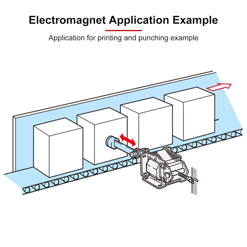 Elektromagnet-Magnetventil8MQ8(SA)-3702 AC Push-Pull-Zugmagnet-Elektromagnet 220VAC 49N Hub 20mm