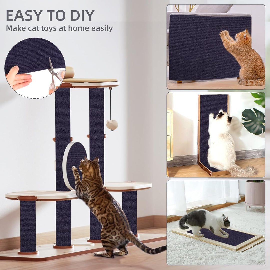 Kratzmatte Selbstklebend Kratzschutz Sofa Katze: DIY Kratzbrett Katze Kratzteppich Katzen Wand - Ant