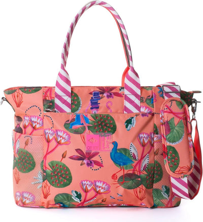 Oilily Lily's Pond Baby Bag Melon