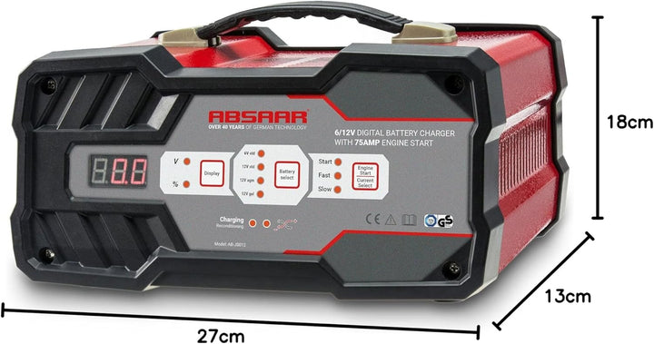 Absaar AB-JS012 Auto Starthilfe Ladegerät Booster Single, Single