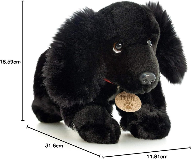 Lupo Der Schwarze Cocker Spaniel Hund-weicher Plüsch-Spielzeug 35cm von Toyland