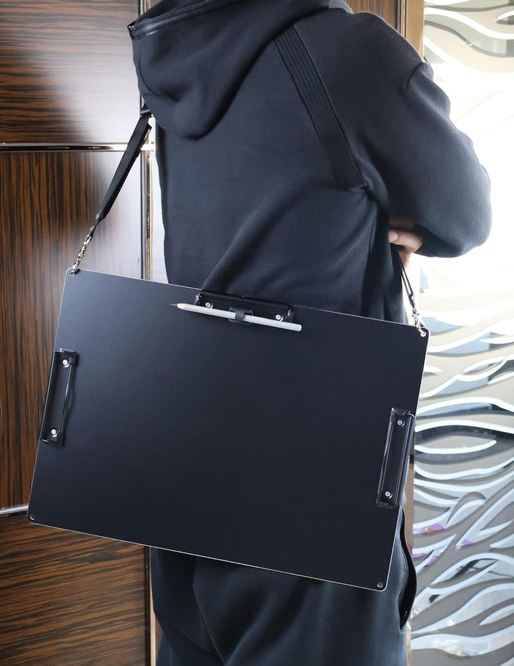 Aluminium-Klemmbrett, A4-Grösse (24,1 x 32,4 cm), zwei Clip-Klemmbretter mit 160 cm verstellbarem Sc