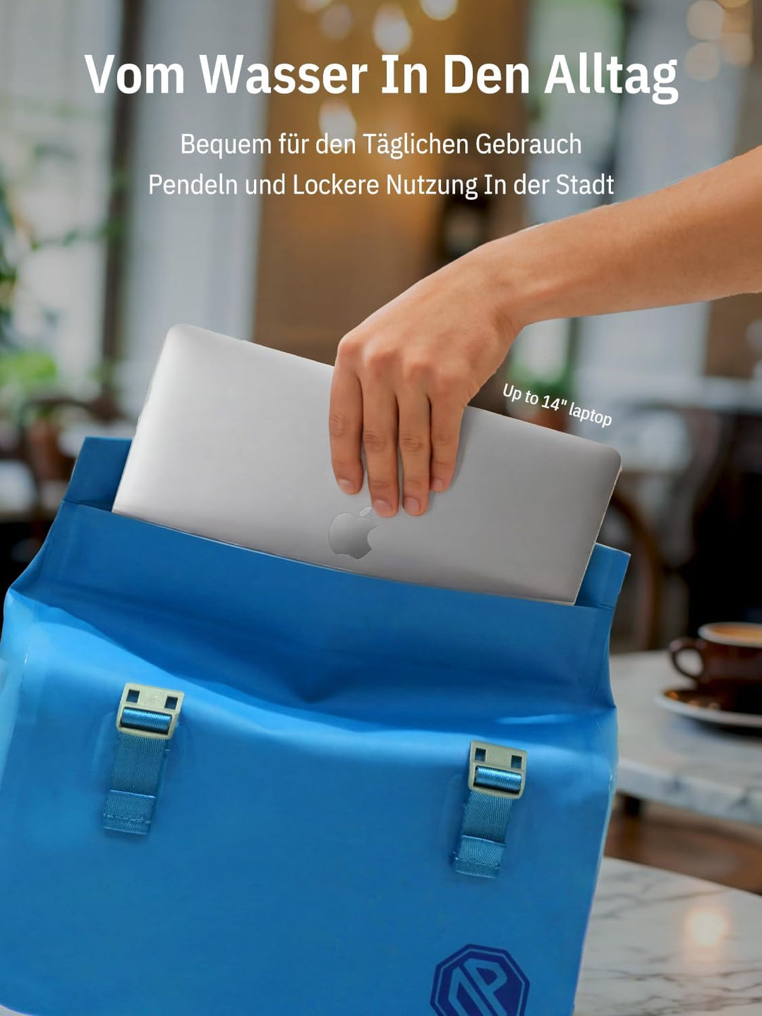 niphean IPX7 wasserdichte Tasche mit Magnetischem Einhandverschluss, Robuste Wasserdichter Beutel fü