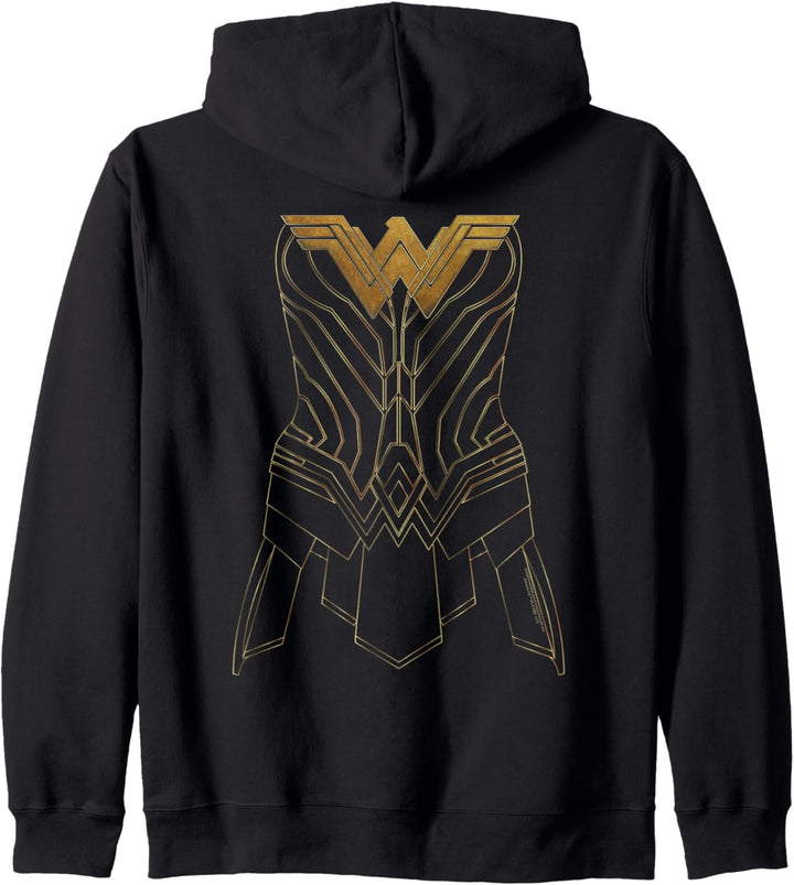 Wonder Woman Movie Armor Outline Kapuzenjacke