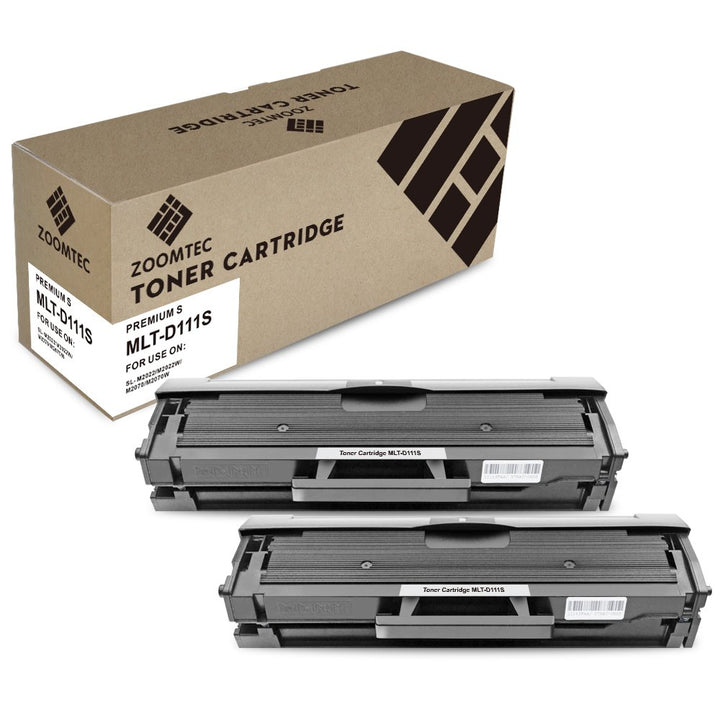 ZOOMTEC Tonerkassette MLT-D111S für Samsung Xpress SL-M2026 SL-M2026W M2070 M2070W M2020W M2020 M202