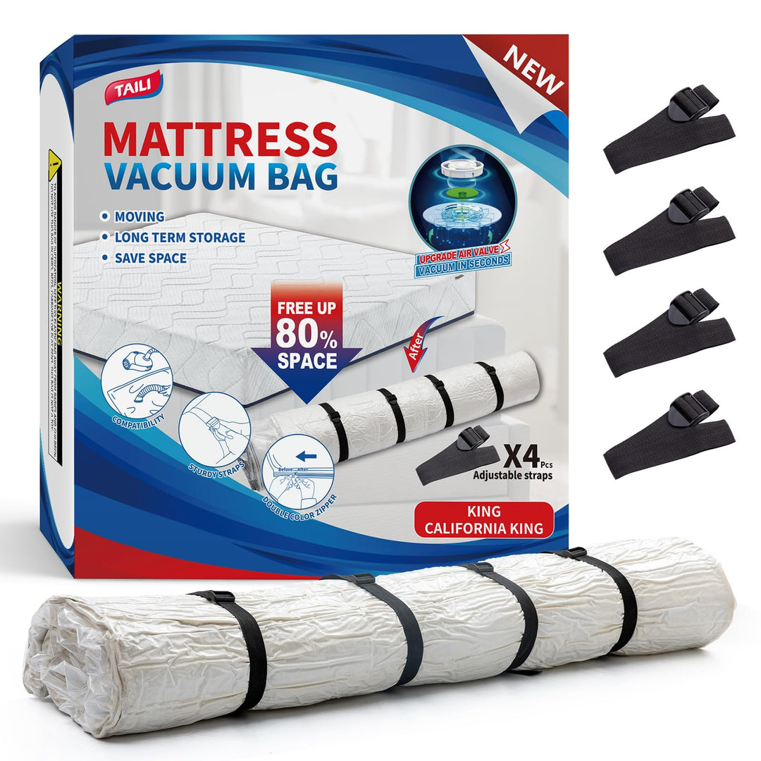 TAILI Vakuumbeutel für Matratzen Vakuumierbeutel Matratze Super King Size 250 x 239 CM für Umzug und