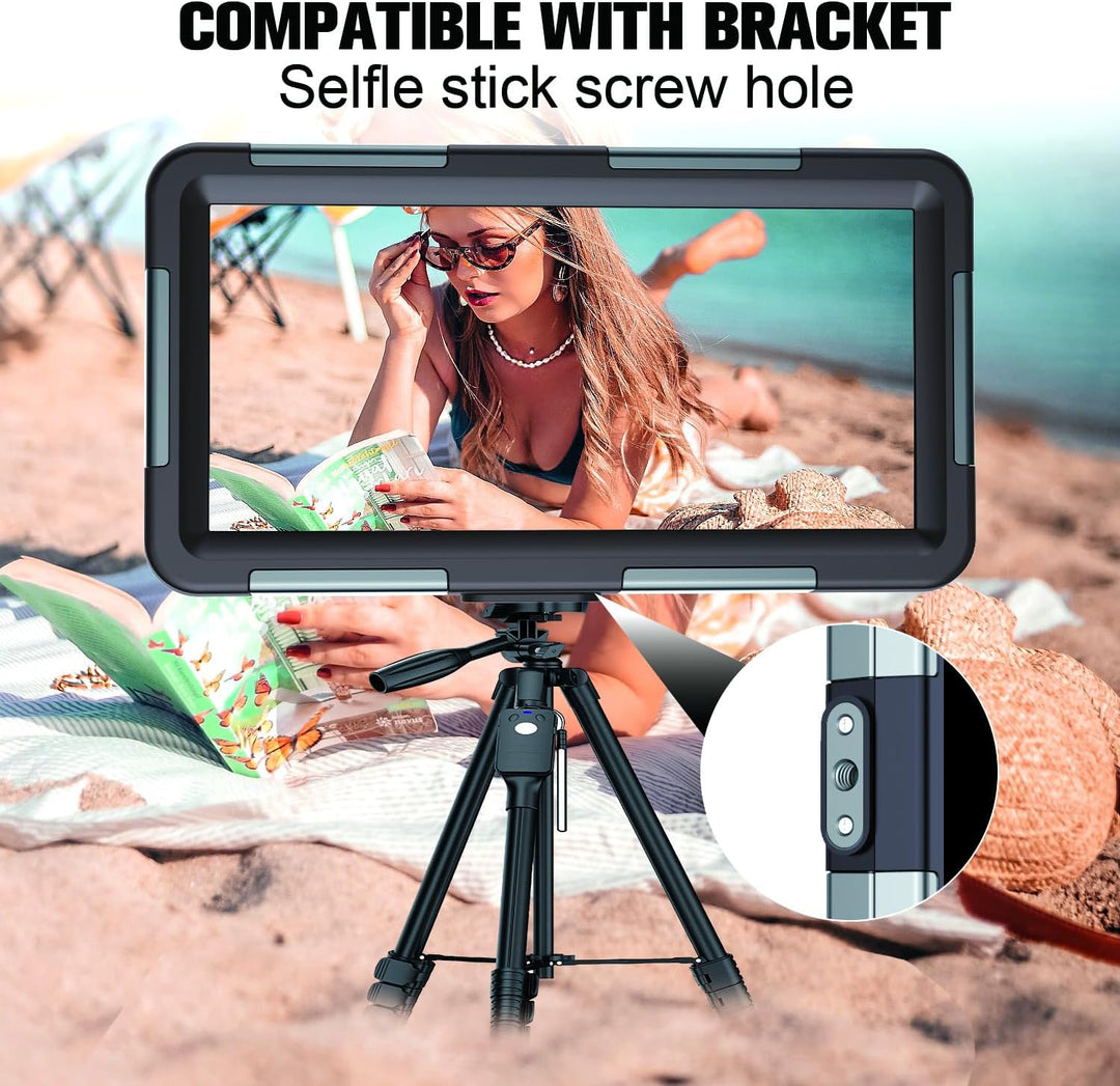 ZLIME wasserdichte Handyhülle 7.0 Zoll Unterwasser Wasserfeste Handy Wasserschutzhülle Handytasche,