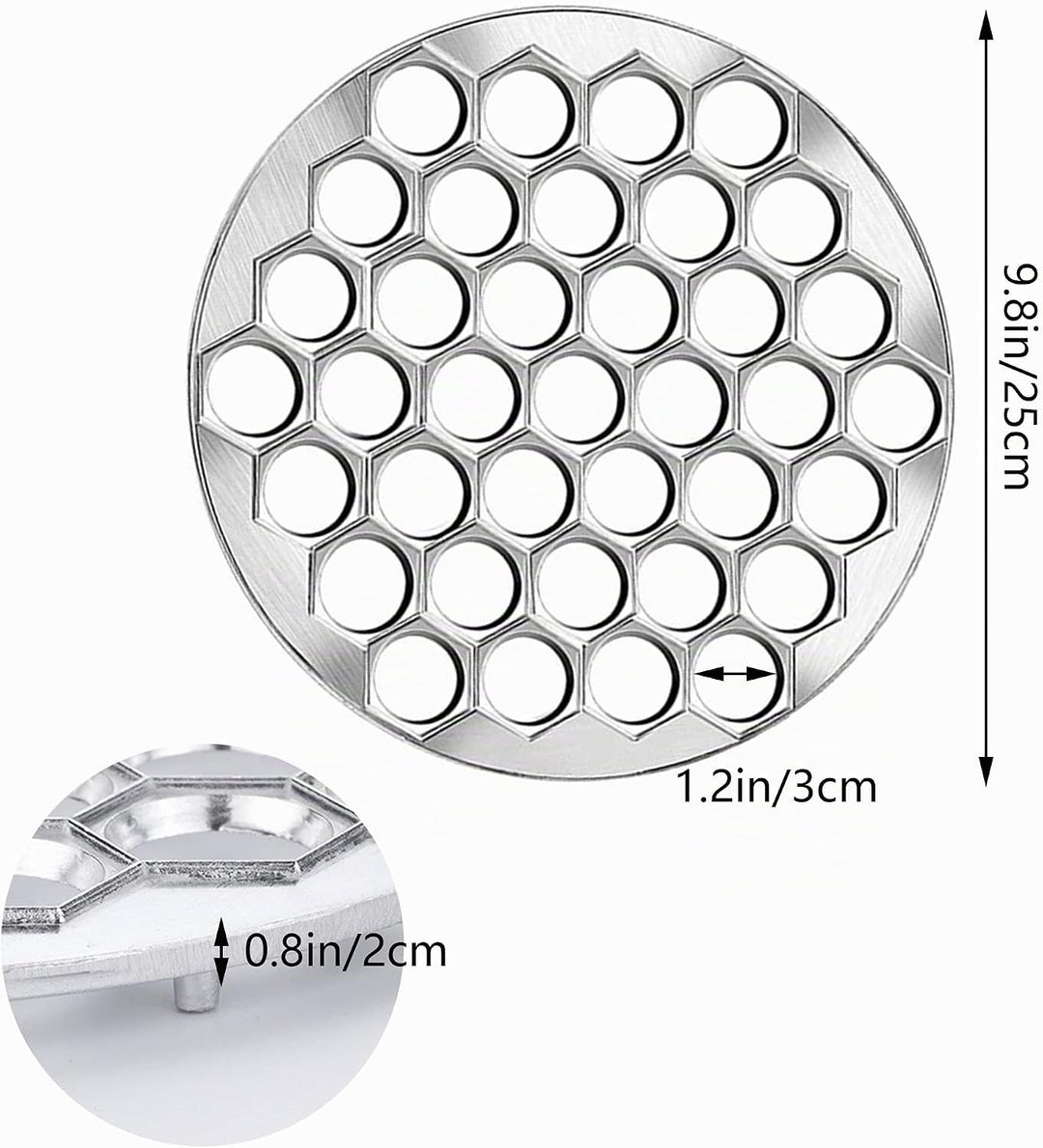 Niuhong Teigpresse Gefüllte Teigtaschen Nudel Ravioli Form Pelmeni Fleisch Ravioli Maker Mold DIY Kn
