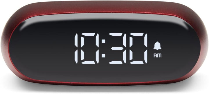 Lexon Minu Mini-Wecker, kompakt, mit VA-LCD-Display, Touchscreen-Bedienung, Snooze-Funktion und Hint
