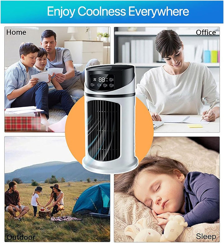Leiser Turmventilator mit erweitertem Schlafmodus Ventilator Klimaanlage Tragbarer elektrischer Vent