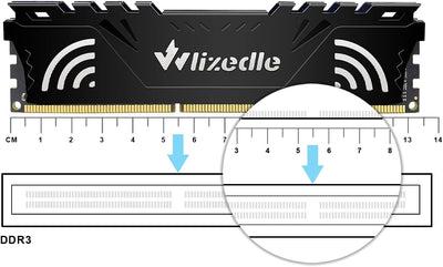 DDR3 16GB Kit (2x8GB) Desktop Arbeitsspeicher 1600MHz CL11 UDIMM Wlizedle Tischcomputer RAM PC3-1280