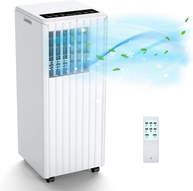 Acekool Mobile Klimagerät 9000 BTUs, 3-in-1-Klimaanlage mit Abluftschlauch, Kühlen&Ventilieren&Entfe