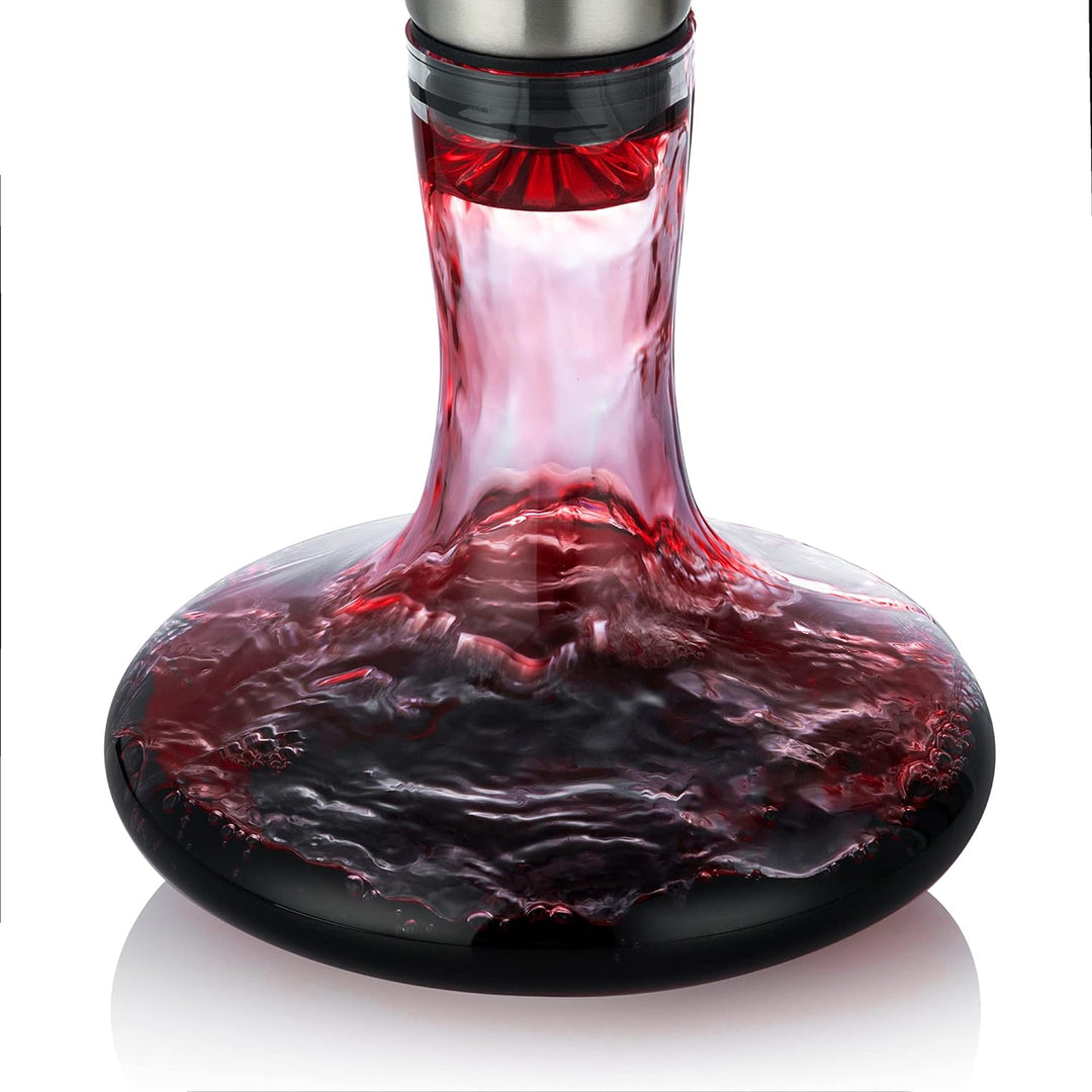 Weinkaraffe mit Integriertem Belüfter Ausgiesser & Filter, Decanter, Wein Dekantierer,Weinbelüfter,