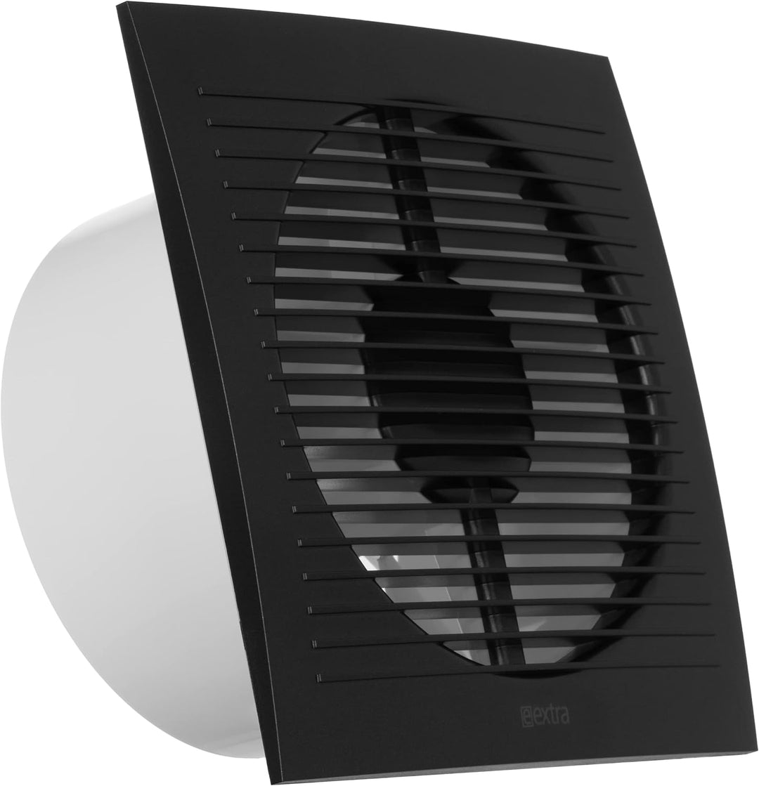 Ø 150mm Anthrazit Badlüfter - Lüfter für Effiziente Belüftung im Bad Kuche WC, Ø 150mm Anthrazit