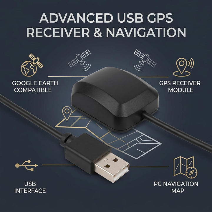 DC3.3-5V VK-162 Navigationsmodul USB-Schnittstelle GPS-Empfänger Unterstützung Google Earth