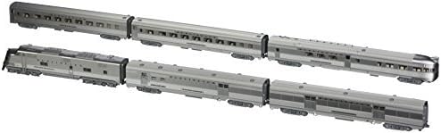 Spur N Kato Zug EMD E5A + Silver Streak Zephyr
