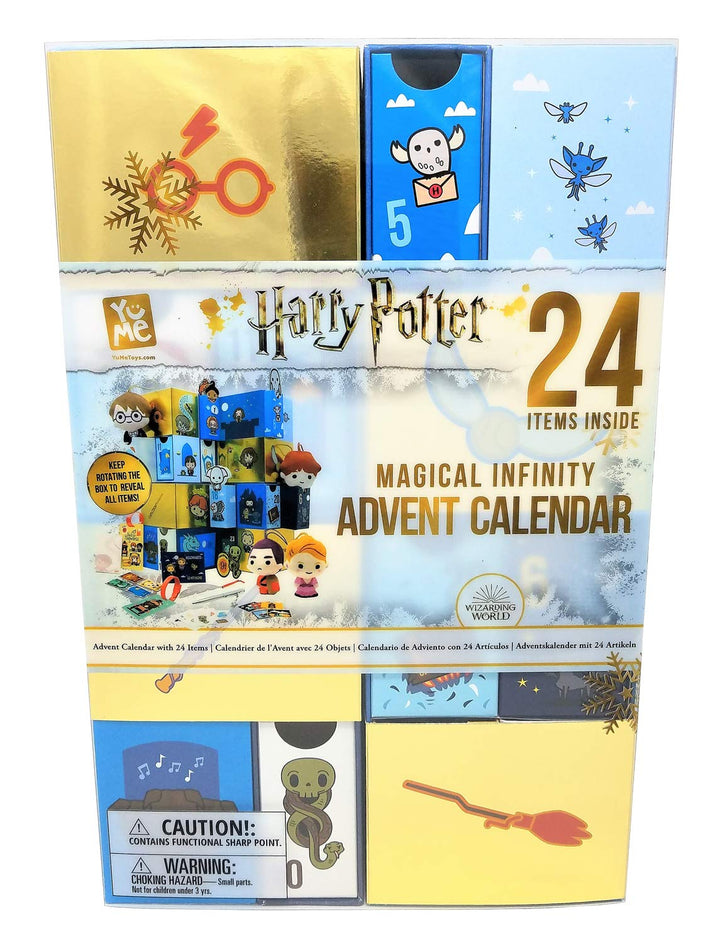YuMe Maxx19136 Magischer Harry Potter Infinity Adventskalender mit 24 Schubfächern und kleinen Überr