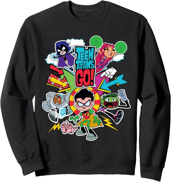 Teen Titans Go! Team Graphic Sweatshirt