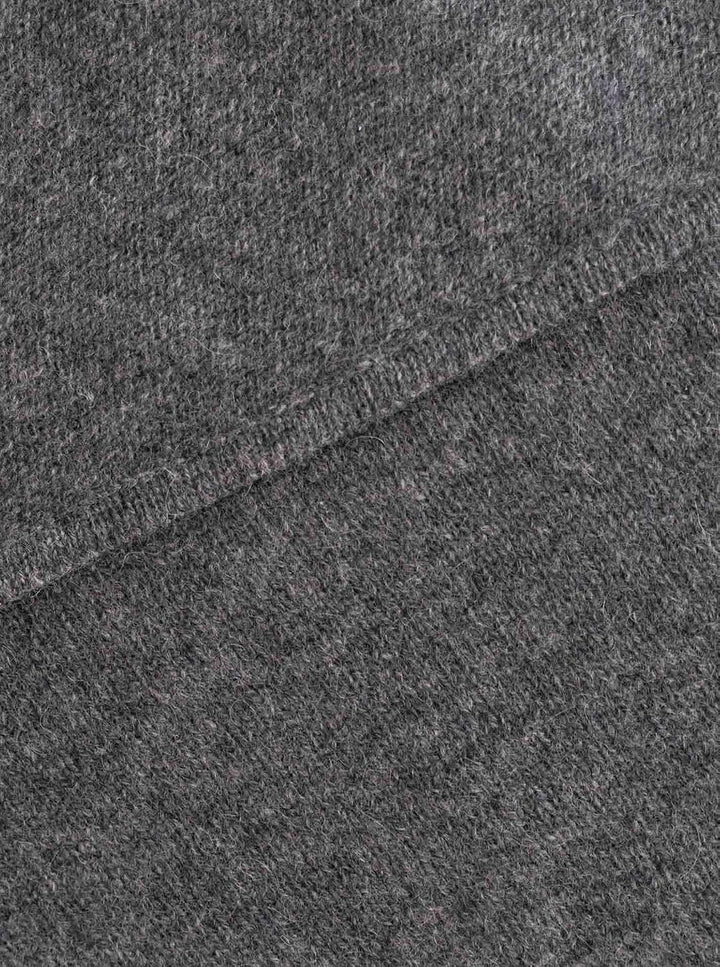 Zwillingsherz Damen Dreieckstuch Uni aus 100% Kaschmir Winter-Schal (1er Pack) Einheitsgrösse Anthra