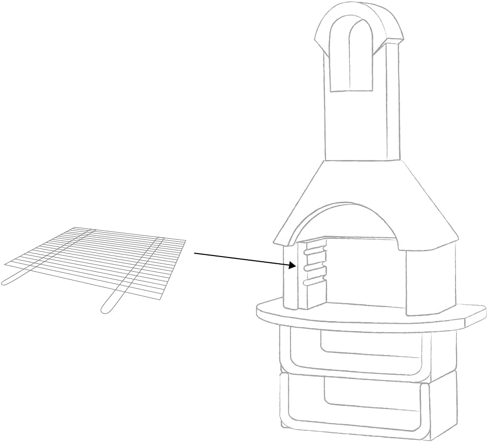 BitWa Robuster Grillrost aus Edelstahl 67x40cm - Rostfreies Grillgitter für Geniesser und Hobbyköche