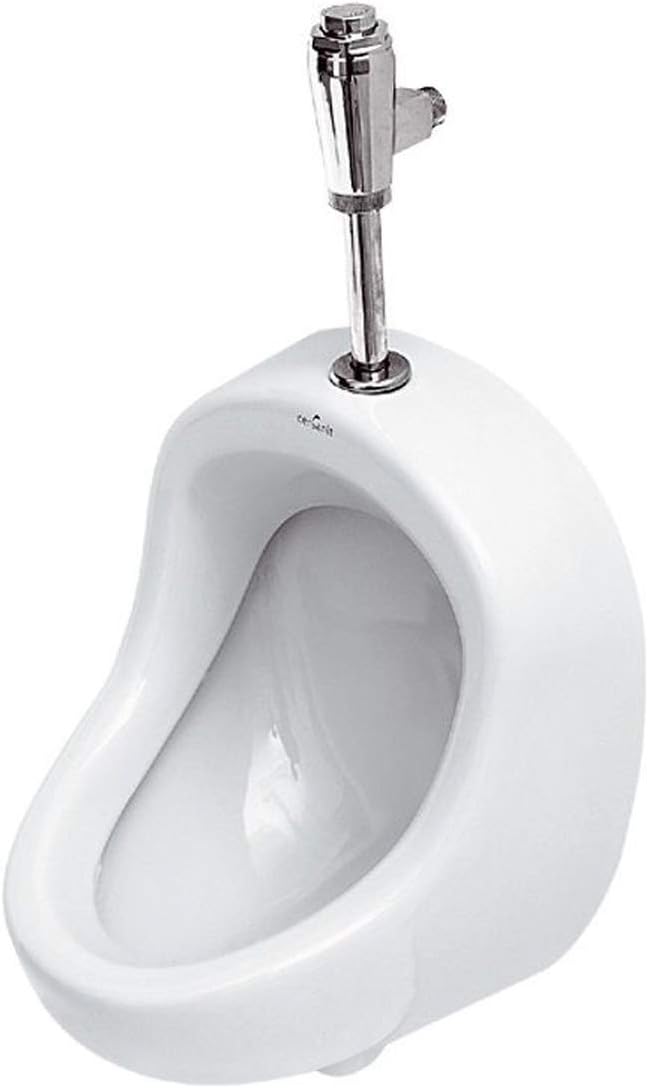 VBChome Set Urinal Zulauf Oben Weiss Modern Hochwertig Keramik Pinkelbecken senkrecht Pissoir + Spül